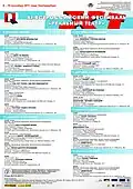 Афиша XI Всероссийского фестиваля "Реальный театр", 2011 год