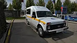 «Куб» в качестве социального такси на выставке «Армия-2023»