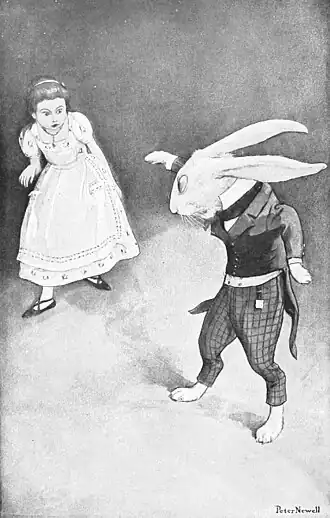 «Эй, Мэри-Энн, а ты что здесь делаешь?»Иллюстрация Питера Ньюэлла (1901)