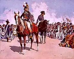 Генерал Клебер в битве при Гелиополисе.