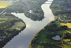 ландшафт Естрикланда на территории Евлеборга