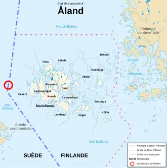 Месторасположение острова