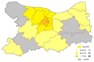 Президентские выборы 2022. Результаты 2 тура (по кантонам)