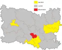 Президентские выборы 2022. Результаты 1 тура (по кантонам)