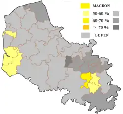 Президентские выборы 2022. Результаты 2 тура (по кантонам)