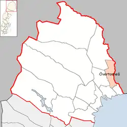 Эвертурнео на карте