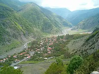 Вид на Илису со смотровой башни Галача