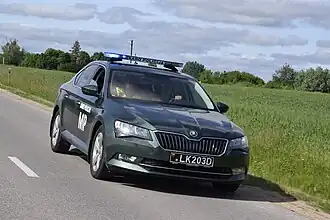 Патрульный автомобиль военной полиции