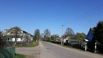 Центральная улица деревни