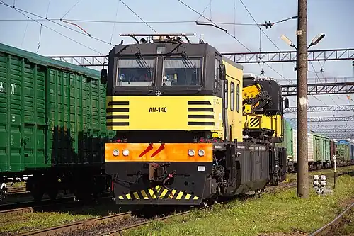 Грузопассажирская автомотриса АМ140-002