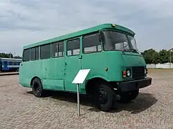 Автобус ТС-3965 в железнодорожном музее в Харькове