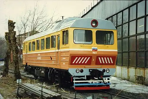 Служебно-пассажирская автомотриса АС4-0032 Людиновского завода