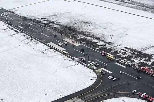 Общий вид места катастрофы