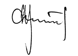 Изображение автографа