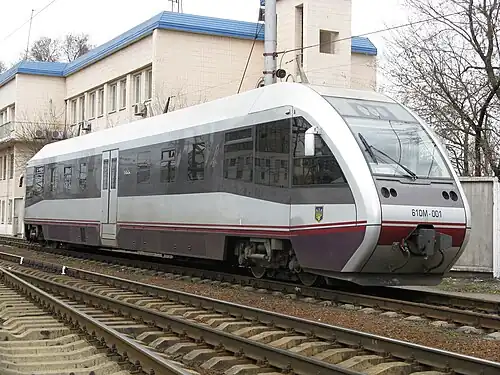 Инспекционная автомотриса 610M-001 часто упоминается как рельсовый автобус