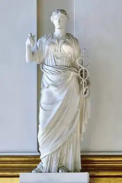 Статуя «Мудрость», скульптор А. И. Теребенёв