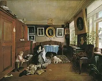 Внутренний вид комнаты, 1873