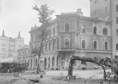 Развалины дома в годы войны