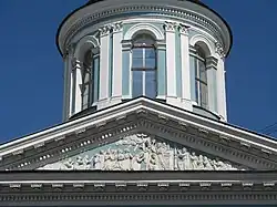 Фронтон церкви