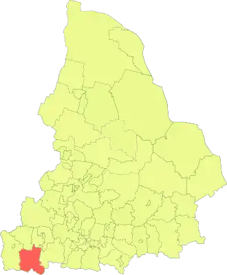 Артинский районАртинский муниципальный округ на карте