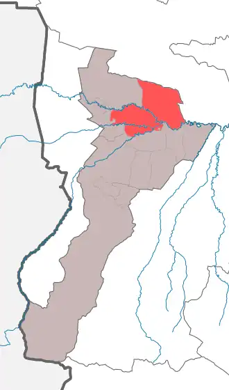 Закан-Юртовское сельское поселение на карте