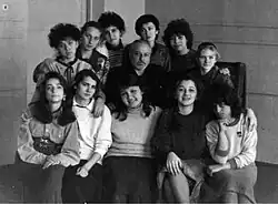 Альберт Хаджаев со студентами