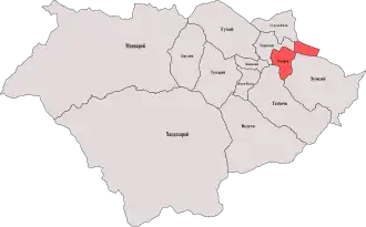 Бугаройское сельское поселение на карте