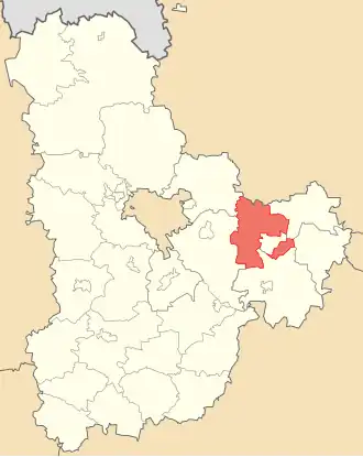 Барышевский район на карте