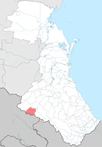 Бежтинский участок на карте