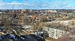 Пожарная вышка на Шлюзовой улице и предприятия коммунальной службы