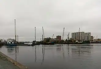 Строительство Большого Смоленского моста(октябрь 2024 года)