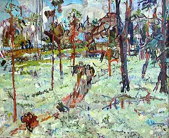 Дальний поход. Холст, масло. 80х100. 1980