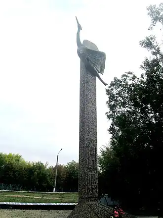 Братская могила советских воинов в селе Преображенка