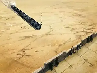 Бур нации Огня приближаетсяк стене Ба-Синг-Се