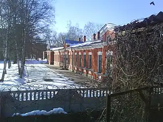 Бывшее пассажирское здание Кронштадтской крепостной железной дороги