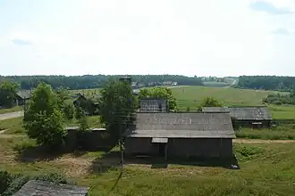 Вид на село с церкви