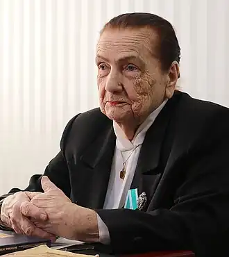 В. Д. Иванова на кафедре