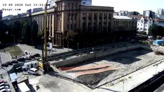 Строительство станции (сентябрь 2020)