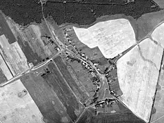 Спутниковая съёмка села Вегеровка. 1972 год