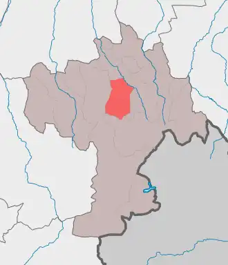 Веденское сельское поселение на карте