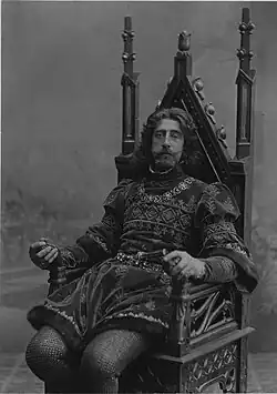 Константин Константинович в роли Дона Сезара в спектакле 'Мессинская невеста'. 1909г.