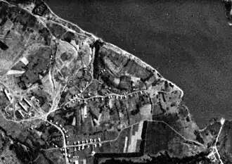 Салтовское городищена спутниковой съёмке 1970 года