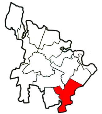 Верховцевский городской совет на карте