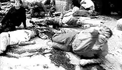 Кадр видеозаписи с места события