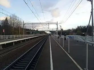 Вид в сторону платформы 63 км