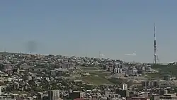 Вид на Норк-Мараш со стороны Каскада