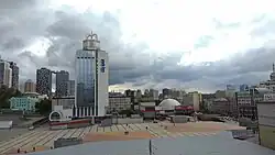 Вид площади у гостиницы «Park Inn by Radisson»