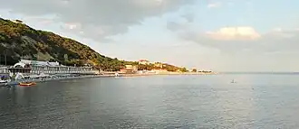 Вид на пляж «Широкая Балка»