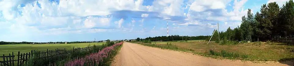 Панорама села и окрестностей