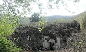 Вид на церковь с севера, с. Учбулаг, 2017, фото Г. Будагян